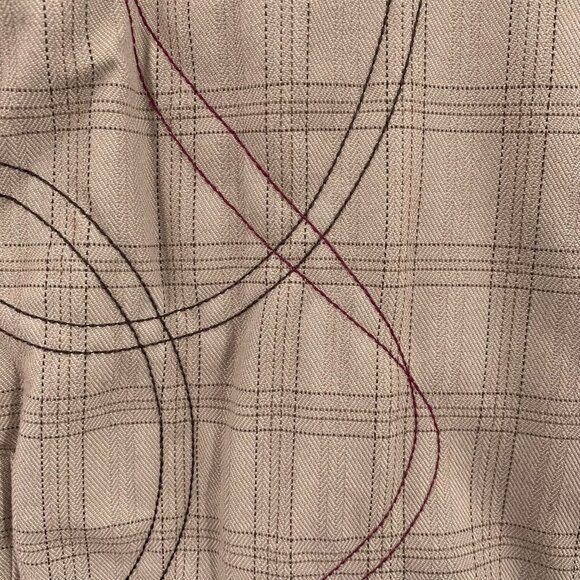 Mountain Hardwear Commotion Retromotion Light Tan Plaid Jacket Size Medium - Picture 7 of 8